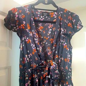 Vici , high-low, floral dress. Size Medium. Never worn.